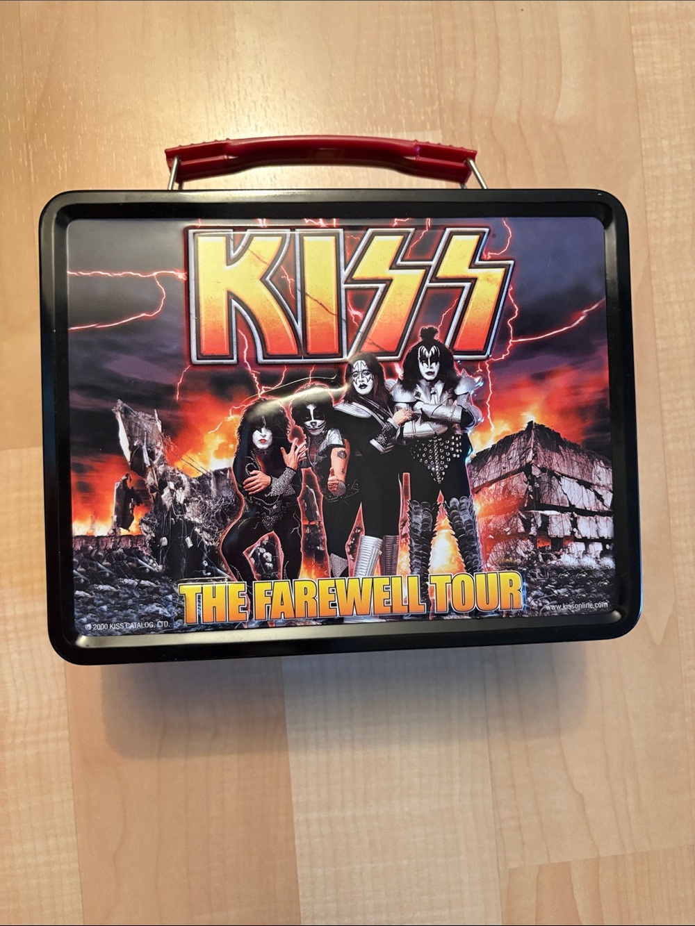 KISS The Farewell Tour year 2000 metal lunchbox